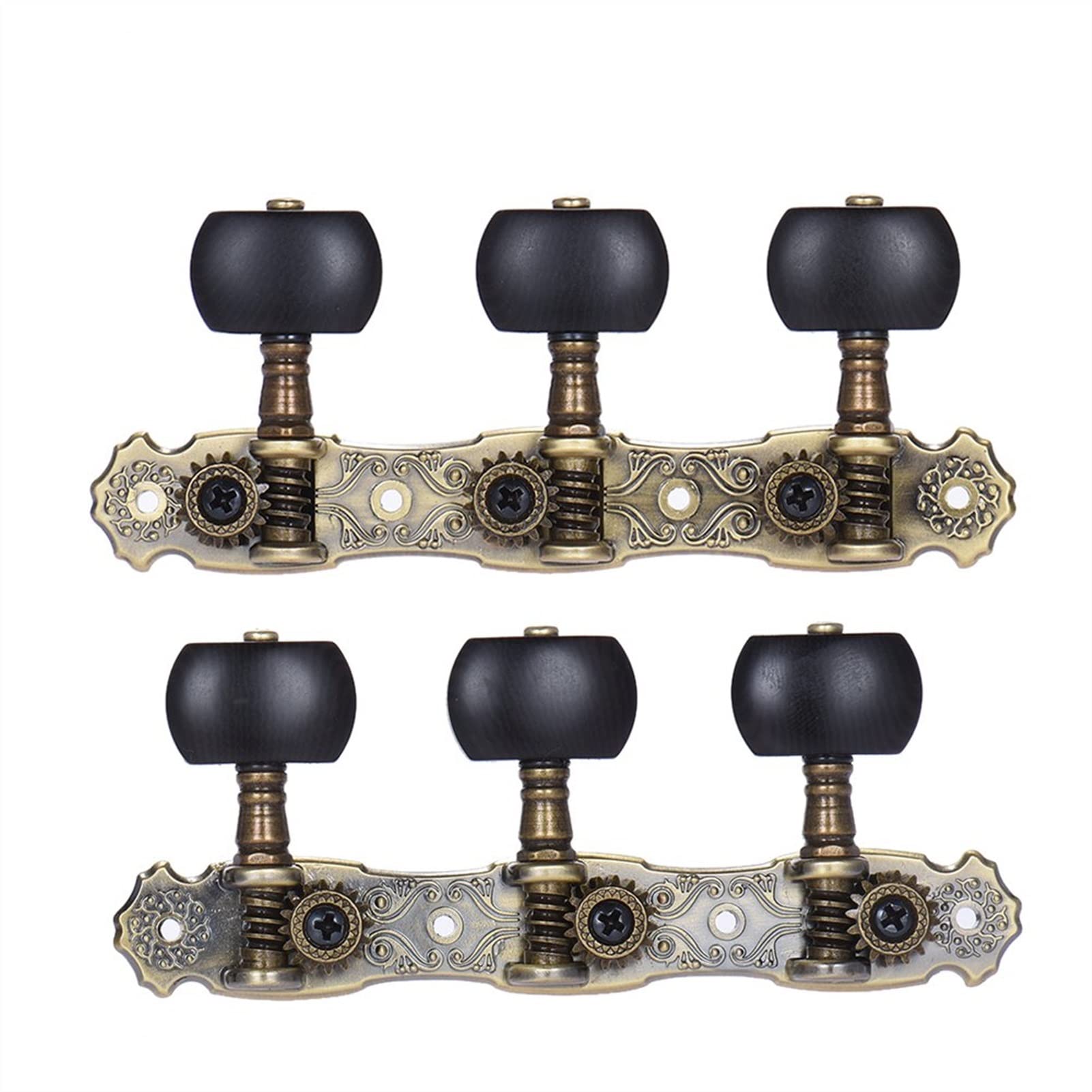 Stimmwirbel Gitarrensaiten Akustische Klassische Gitarrenmaschine Köpfe Tuning Keys Pegs String Tuner Hochwertige Bronze Plattiert