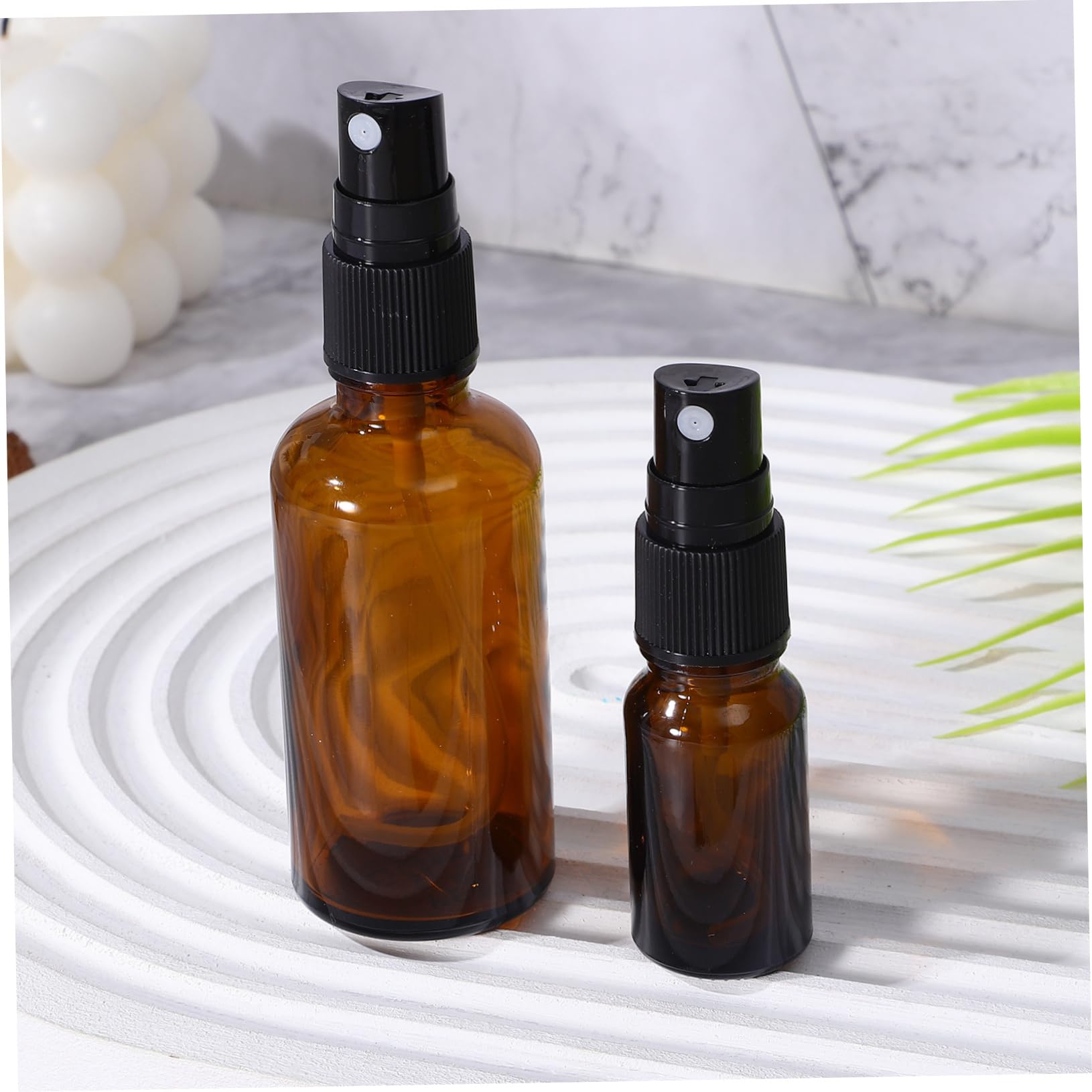 10pezzi Spray in Vetro Vuoti Da Piccoli Bottiglie Di Vetro Ricaricabili Per Profumi Essenziali e Spray Per Viso