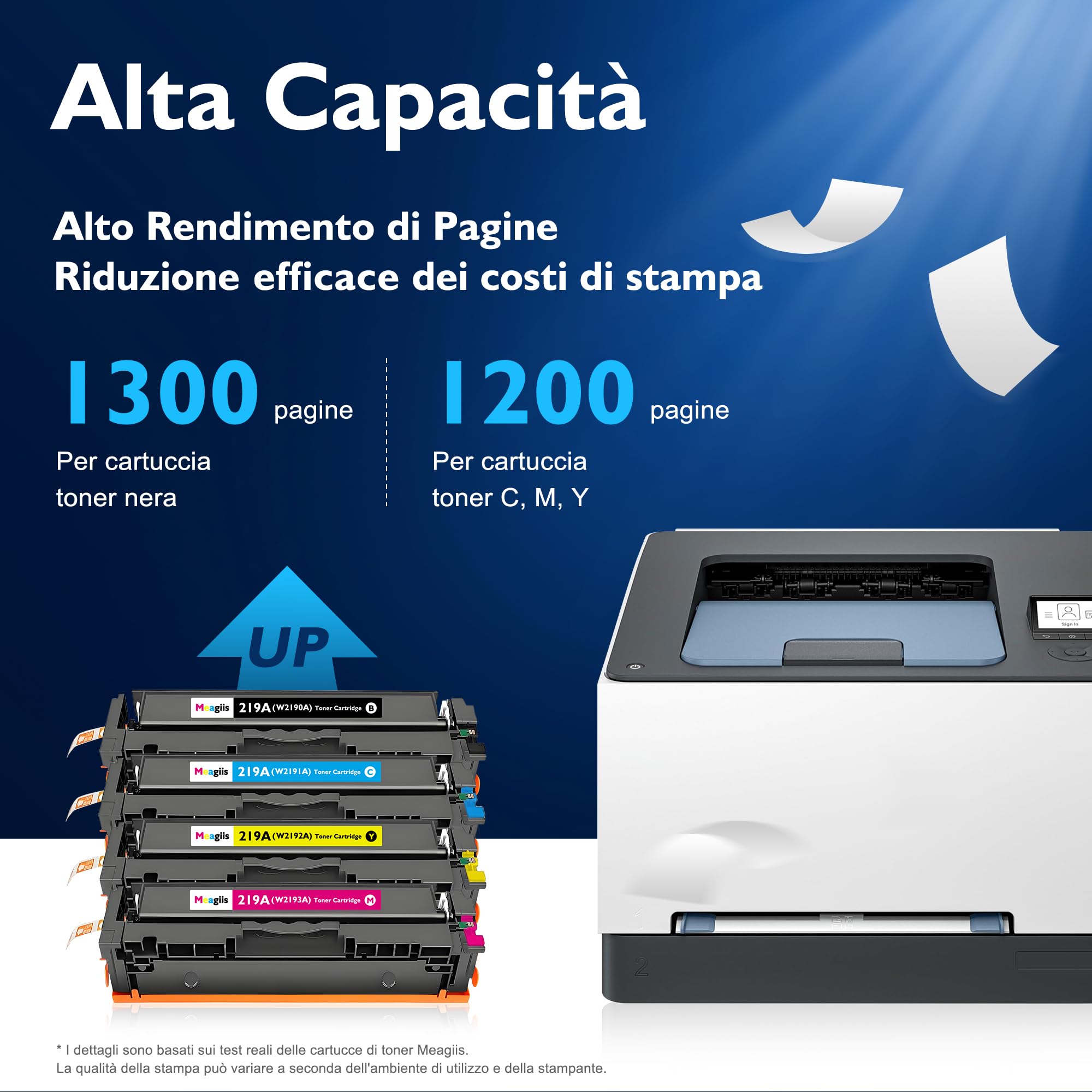 219A Toner Compatibili con HP 219A 219X Toner (Con Chip, 4 Pezzi) | Compatibili con HP Color LaserJet Pro 3202DN, 3202DW, MFP 3302FDW, 3302SDW, 3302FDN, 3302FDWG, 3302SDWG, 3302FDNG