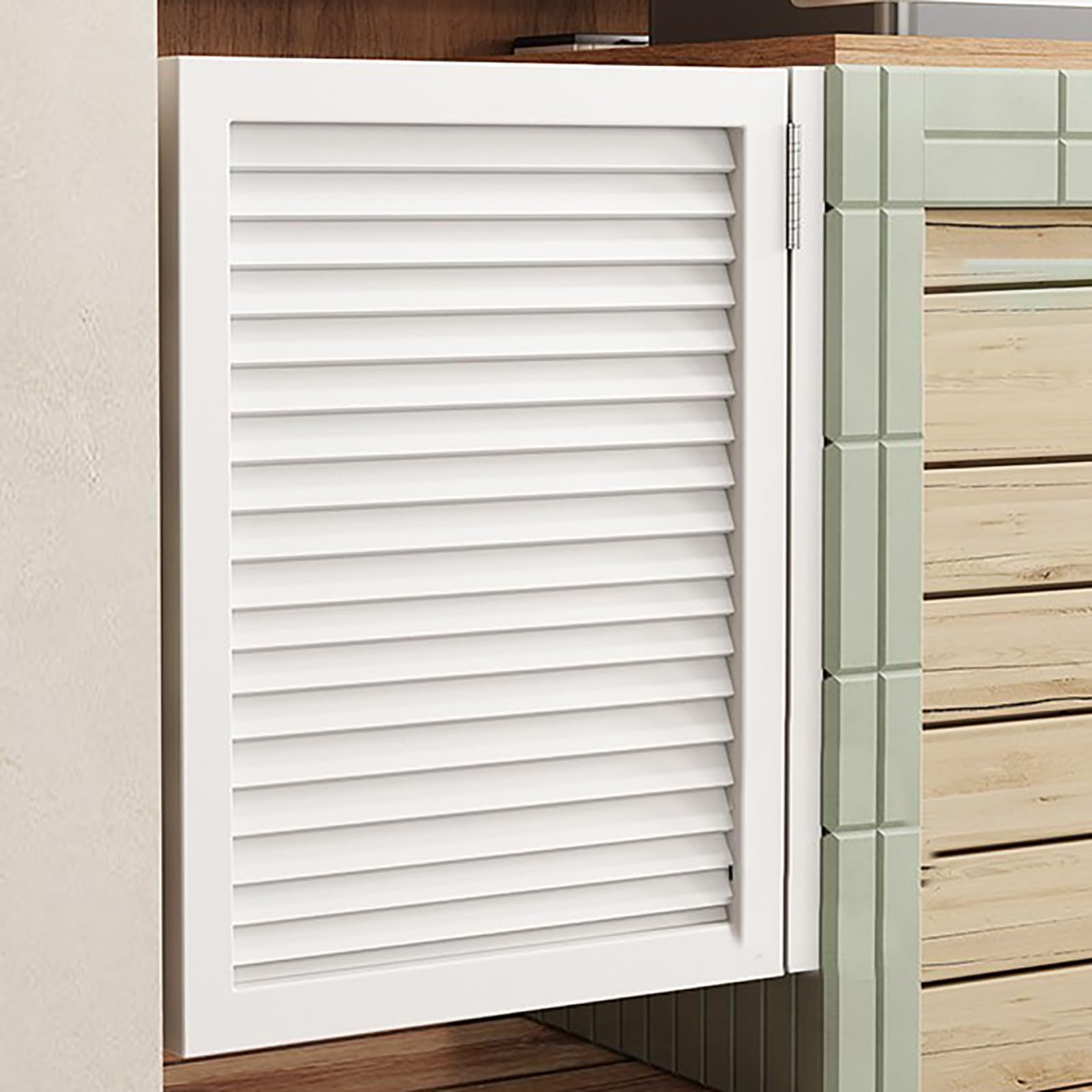 Puerta Vaiven, Puerta De Batientes De Salón Madera Maciza Puerta Persiana Media Cintura Bisagras Puerta Vaiven De Cierre Automático, InstalacióN FáCilPuerta(White,60 * 90cm/23.6 * 35.4in)