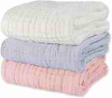 Comfy Cubs 1 pak Baby Hooded 9-laags mousseline katoenen handdoek voor kinderen, groot 81 x 81 cm, ultrazacht, warm en absorberend. Baby Essentials badhanddoeken, schattige uniseks hoes voor meisjes