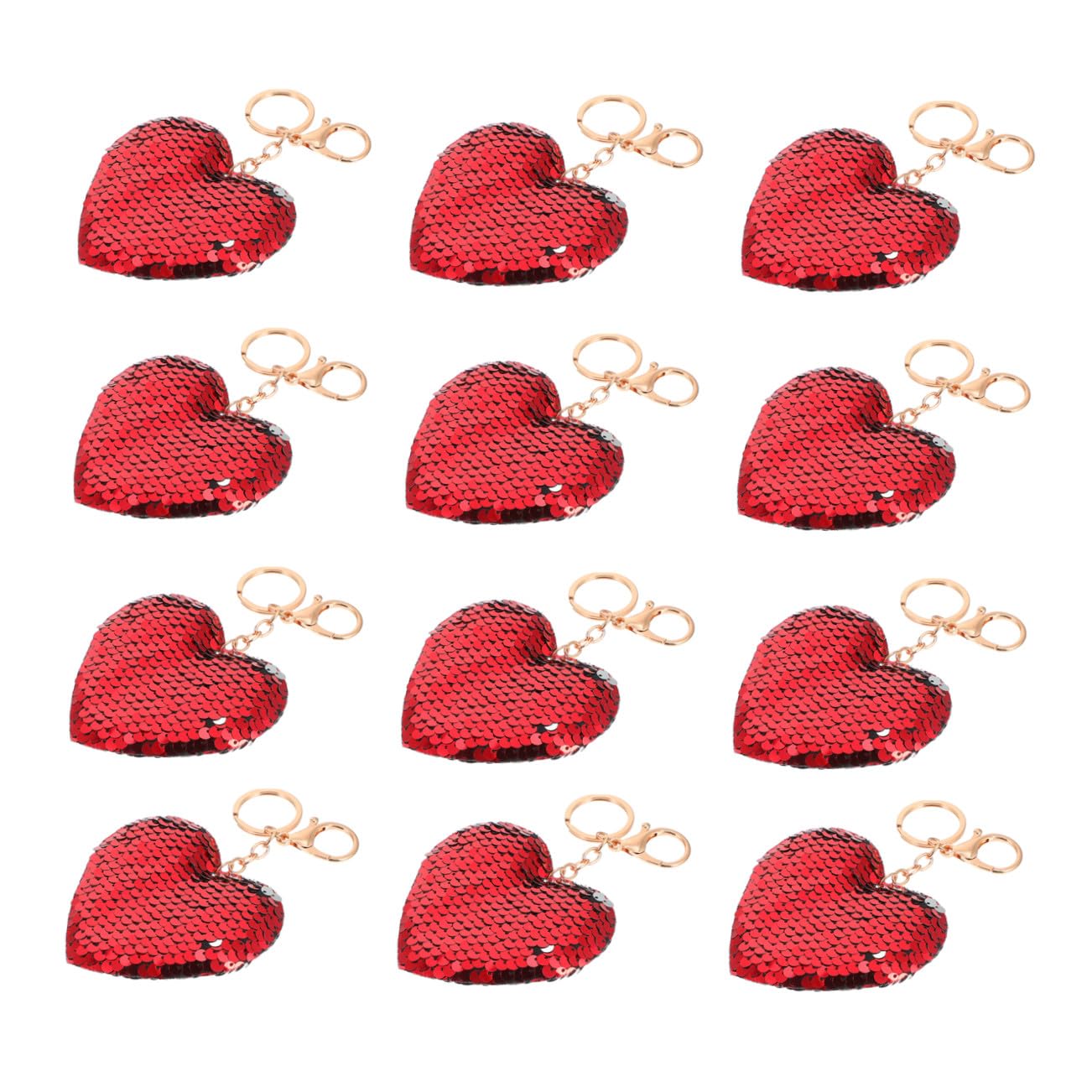 24 Pezzi Portachiavi con Paillettes Accessorio per e Auto Compleanno e per Amiche