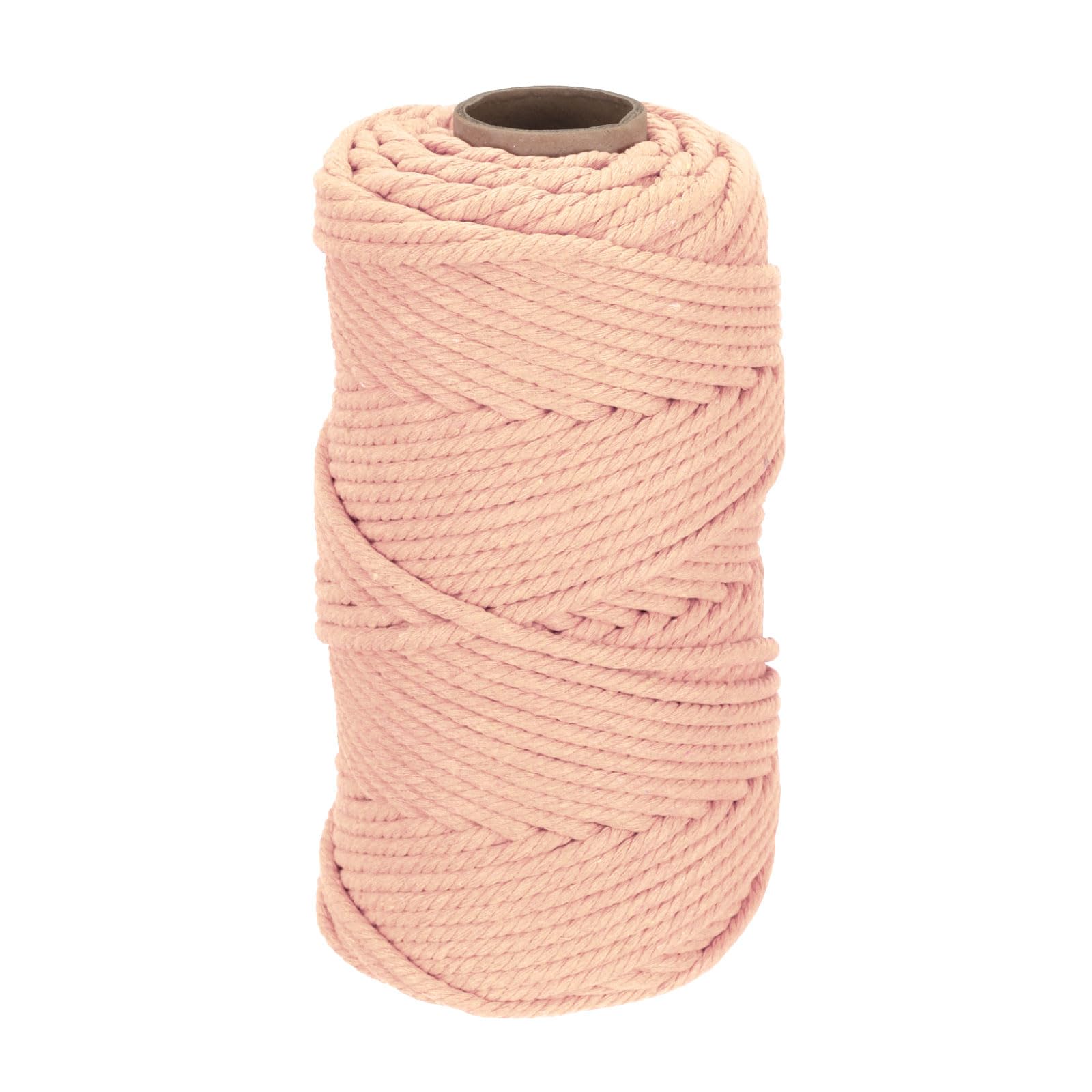DMiotech 5mm x 100M (109 Yard) Pink Natural Cotton Macrame Rope