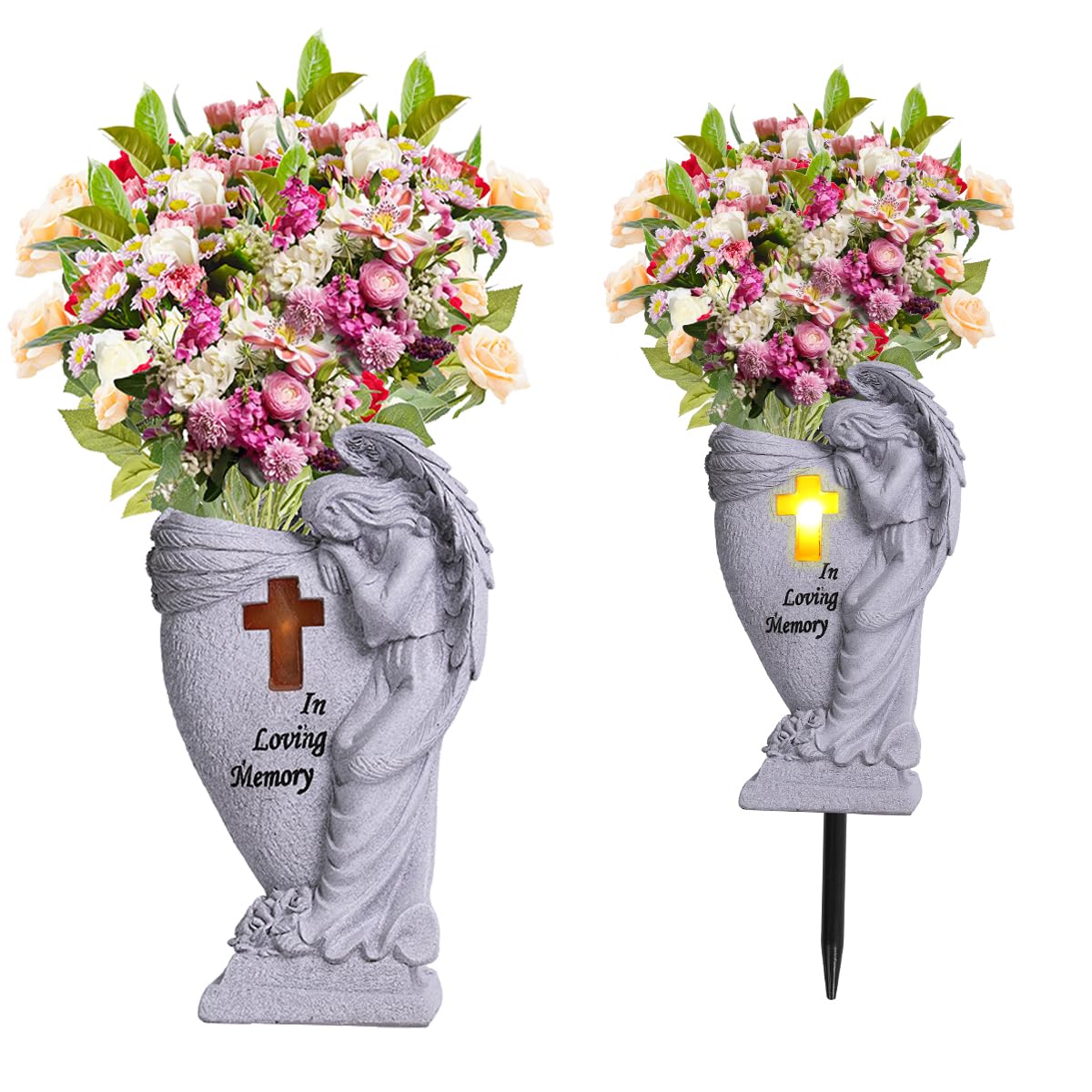 Décorations funéraires pour cimetière : résolvez le problème des tombes sombres