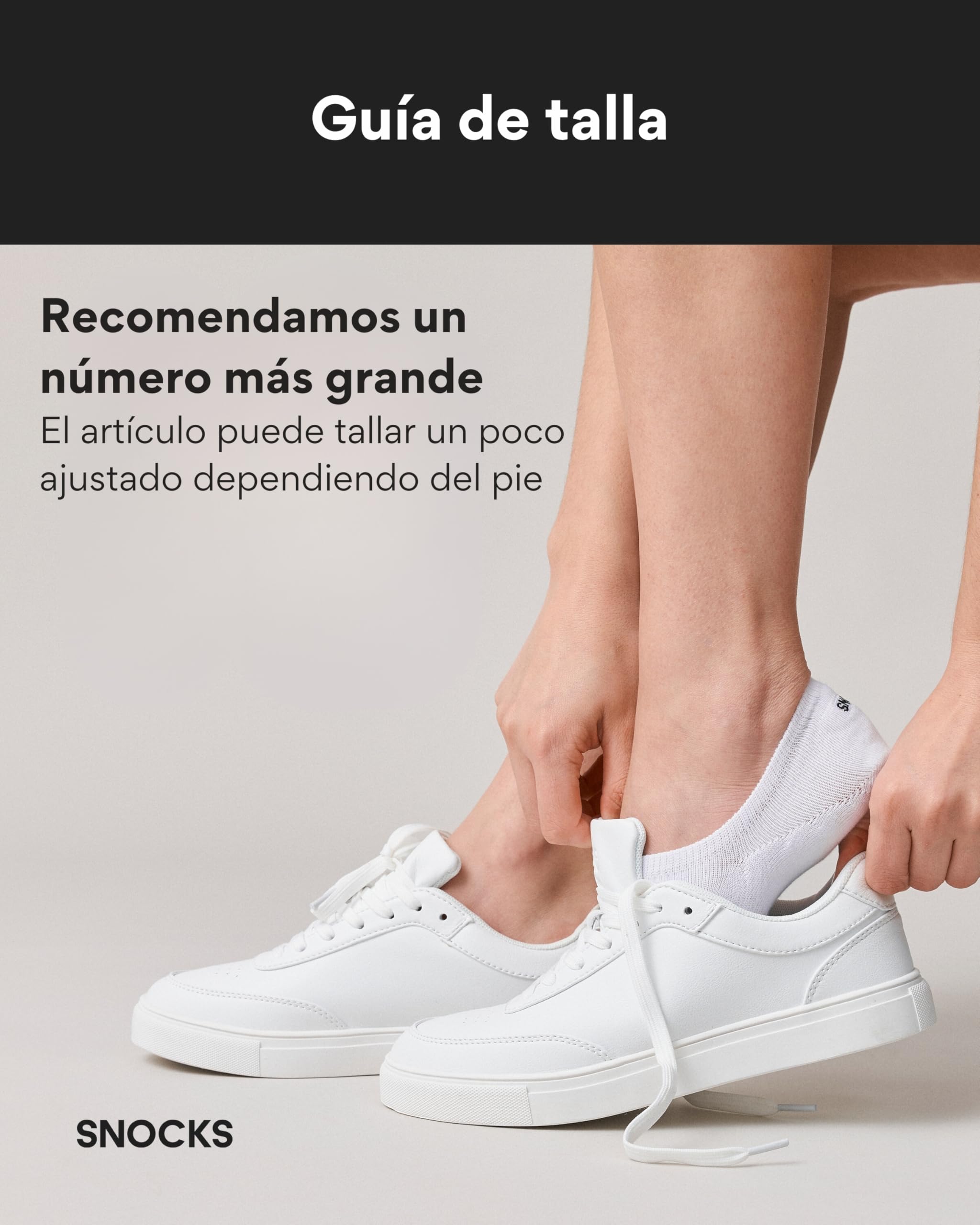 Snocks Calcetines Invisibles Algodón Orgánico Ultrasuaves Hombre Mujer Tallas 35-46