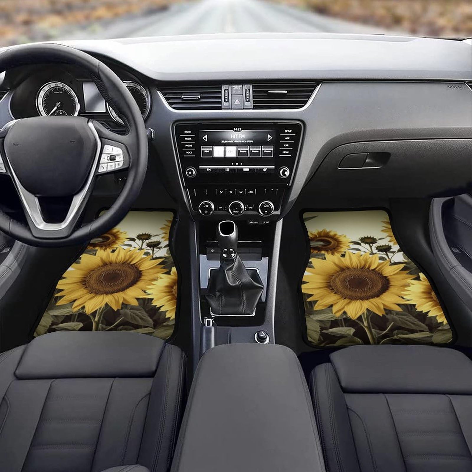 4 tappetini per auto, resistenti, antiscivolo, facili da pulire, adatti per la maggior parte delle auto, per tutte le stagioni, universali, adatti per SUV, berline e camion
