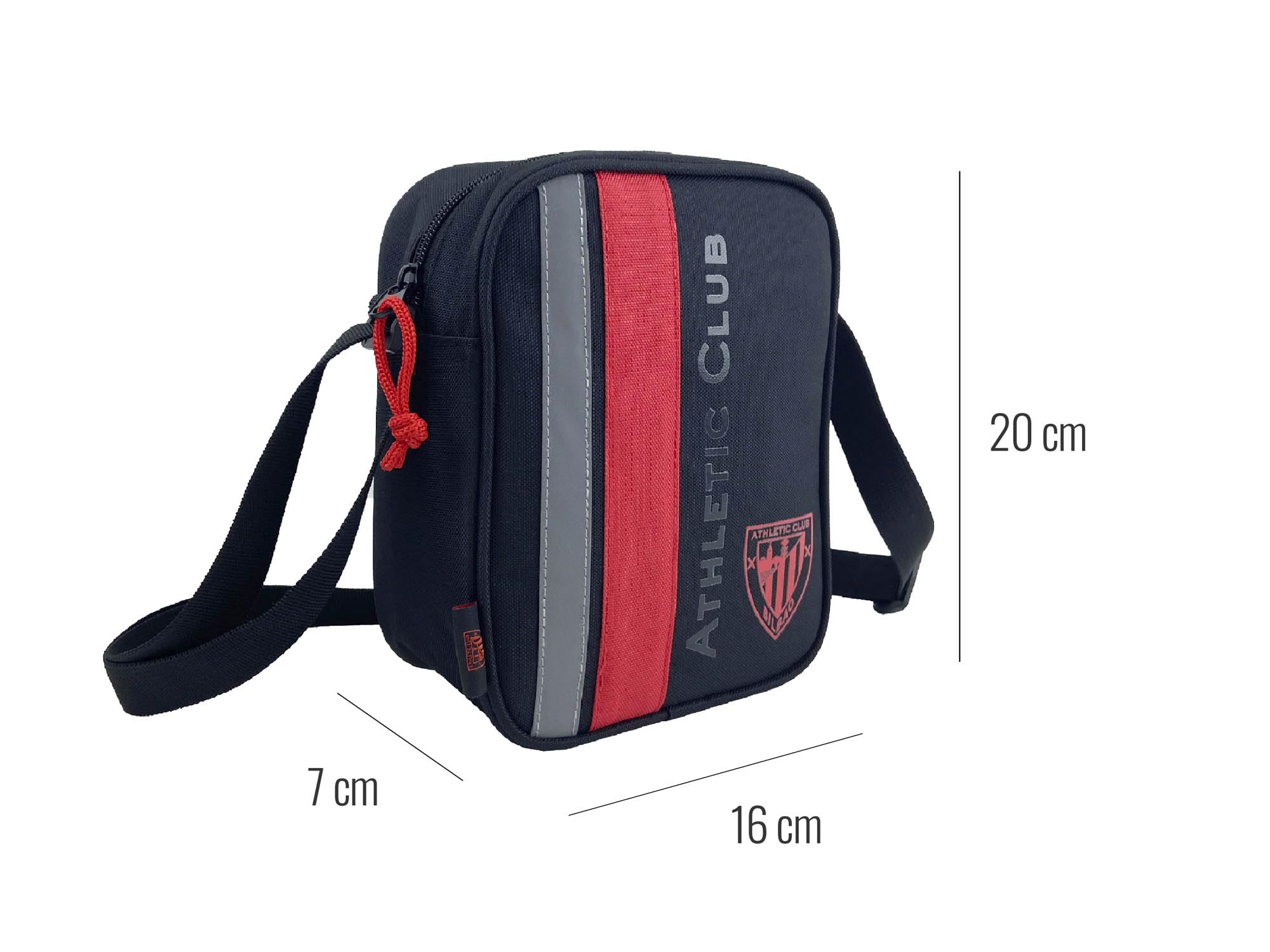 CYPBRANDS Athletic Club - Borsa a tracolla, borsa, borsa, marsupio, pallone da calcio, prodotto ufficiale (marchi CyP)