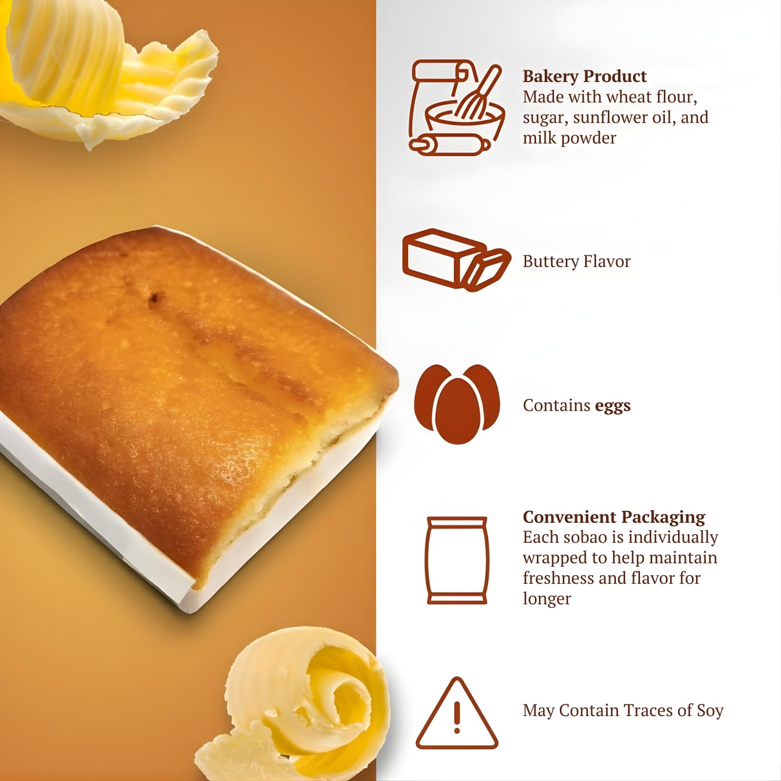 LAPASION - Sobaos | Mantequilla | Sobao Pasiego | Bollería y Dulces| Bizcochos | Cantabria | 2,4 Kg