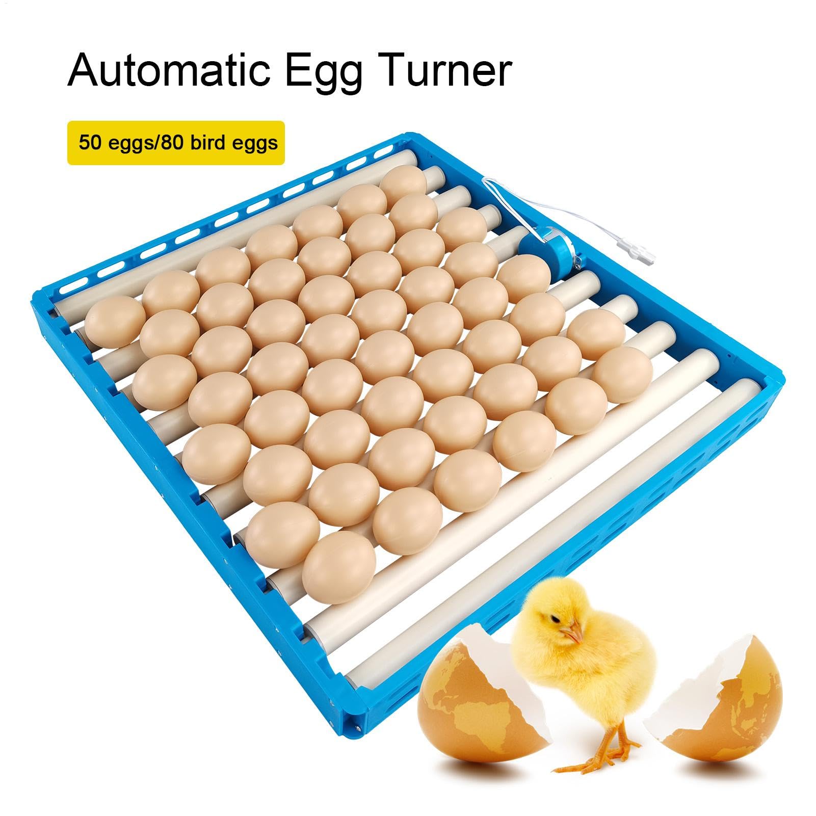 Incubatore Egg Turner | Automatico - Vassoio girevole per schiudere le | uova | Broodter - Incubatore per polli, anatre, quaglie, di, tornere, volatili, rotazione regolabile '