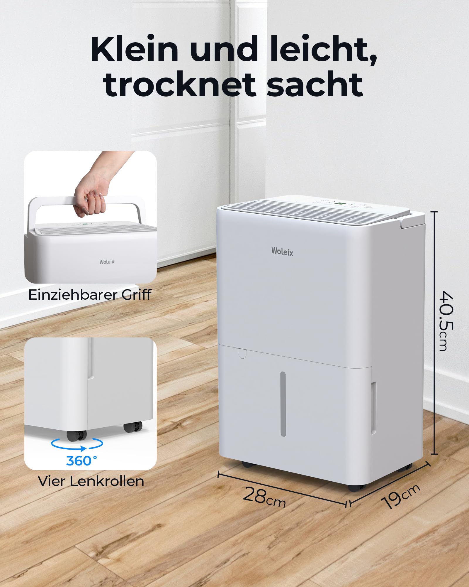 Woleix Luftentfeuchter elektrisch – Bild 6