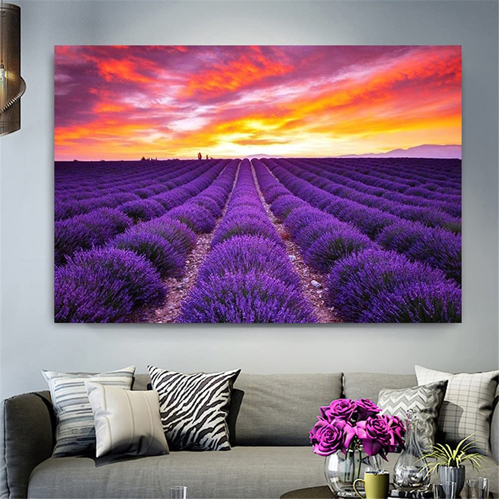 Diamond Painting Set 50x70 Cm - 5D DIY Diamantbild Mit Runden Strasssteinen, Vollbohrer Für Erwachsene & Kinder