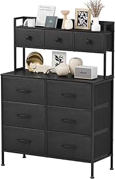 Amazon|SINNONAKA 2段棚タンス 9杯ハイチェスト 収納チェスト Amazon|SINNONAKA 2段棚タンス 9杯ハイチェスト 収納チェスト