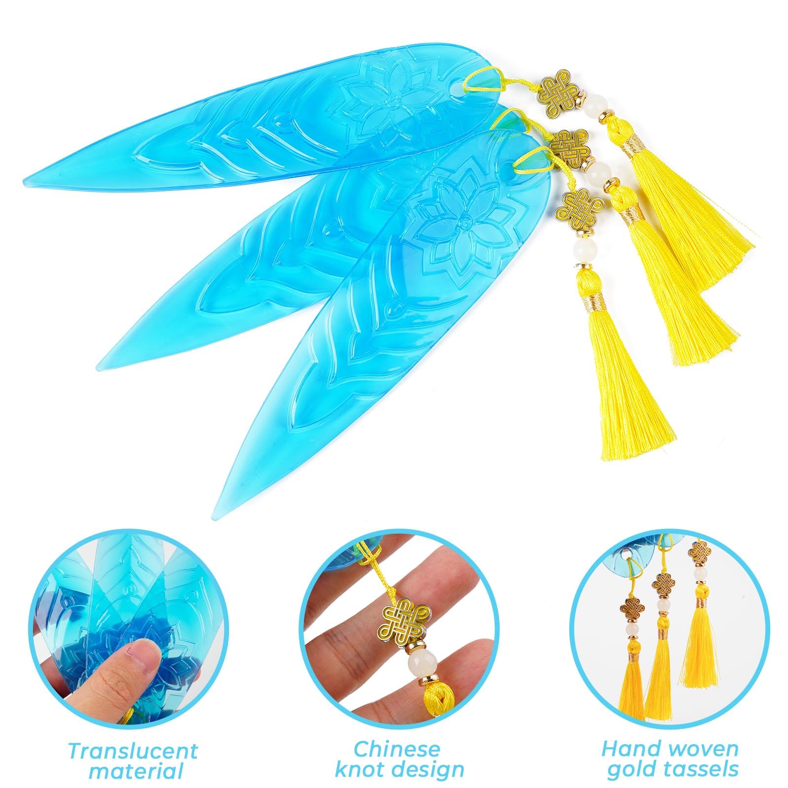 Nhemeylp 3 PCS Prop Replica, Detailed Prop Sword with Plastic, Fantasy Accessory, Halloween Prop for Cosplay Costume Party - Image 3