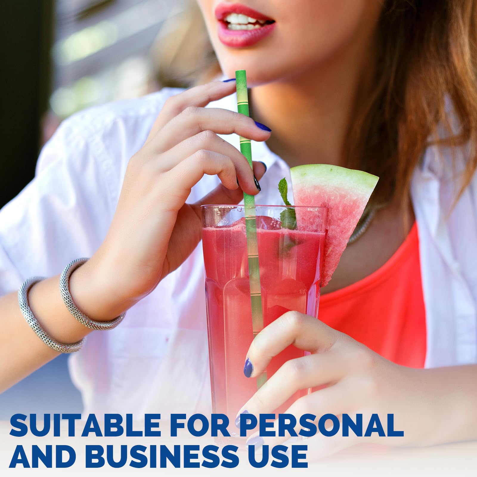 300 Cannucce Di Carta Colorate - 4 Colori Per Feste E Cocktail - Foto 4