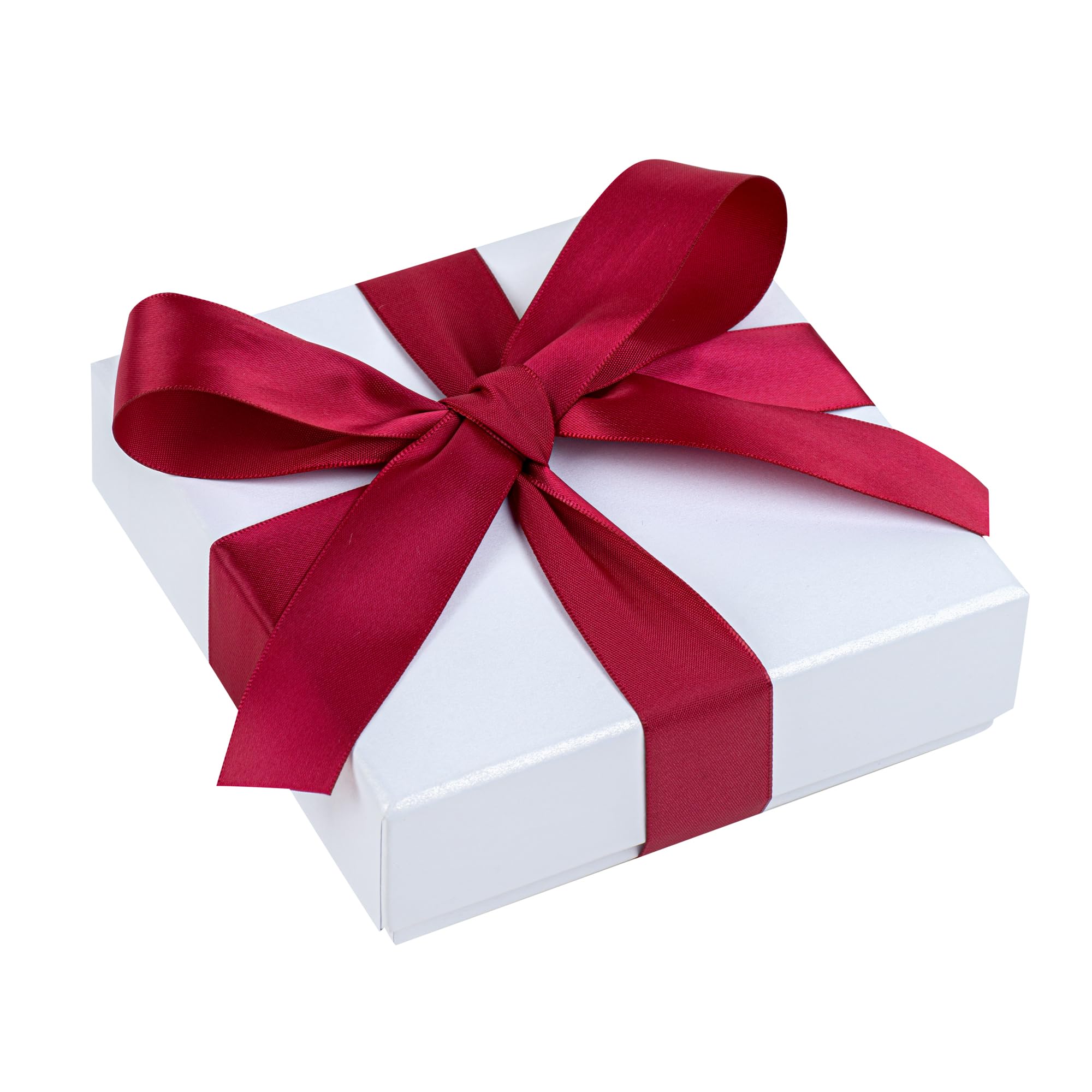 Restaurantware Gift Tek - Cinta de satén de 10 yardas x 1 pulgada, 10 cintas de tela de una sola cara, anchas, vibrantes, cintas de poliéster rojo jerez, color sólido, para envolver regalos,