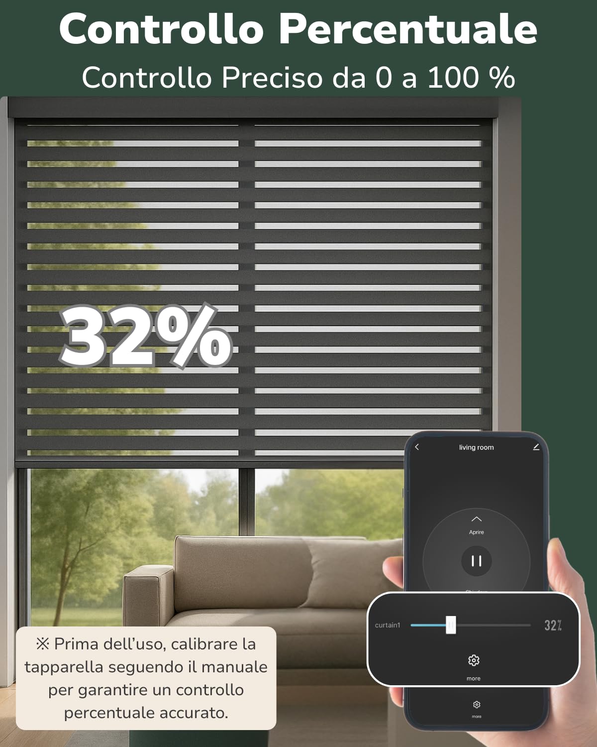 LoraTap Interruttore Tapparelle WiFi 2 Pezzi: Apertura 0–100% con App | Apertura precisa senza arresto manuale – Timer – Controllo vocale – Senza hub – Interruttore mantenuto – AC 4 fili 300W