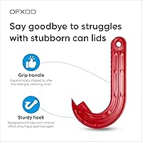 Vista 4 de Abridor de pestañas extractoras Paquete de 2 Abrelatas de comida para mascotas Abrelatas con gancho para tarros