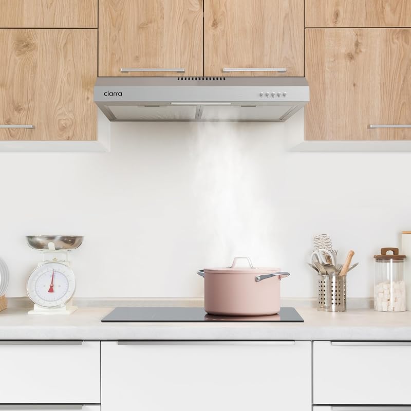 CIARRA CBCS6903D 60 cm Páraelszívó Recirkulációs Beépíthető Rozsdamentes Acél 3 Fokozat