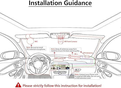 Miniatura 6 de Joying Front Camera for Car and Backup Camera 1080P Dash Cam 125 Wide, 2 Million Pixel, Night Vision, WDR, IP68K Level Waterproof(AR-FR)