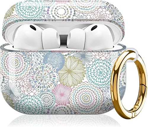 Miniatura 9 de Compatible con AirPod Pro 3 (2025), bonita funda para mujeres y hombres, protección completa, a prueba de golpes, con llavero, accesorios de funda