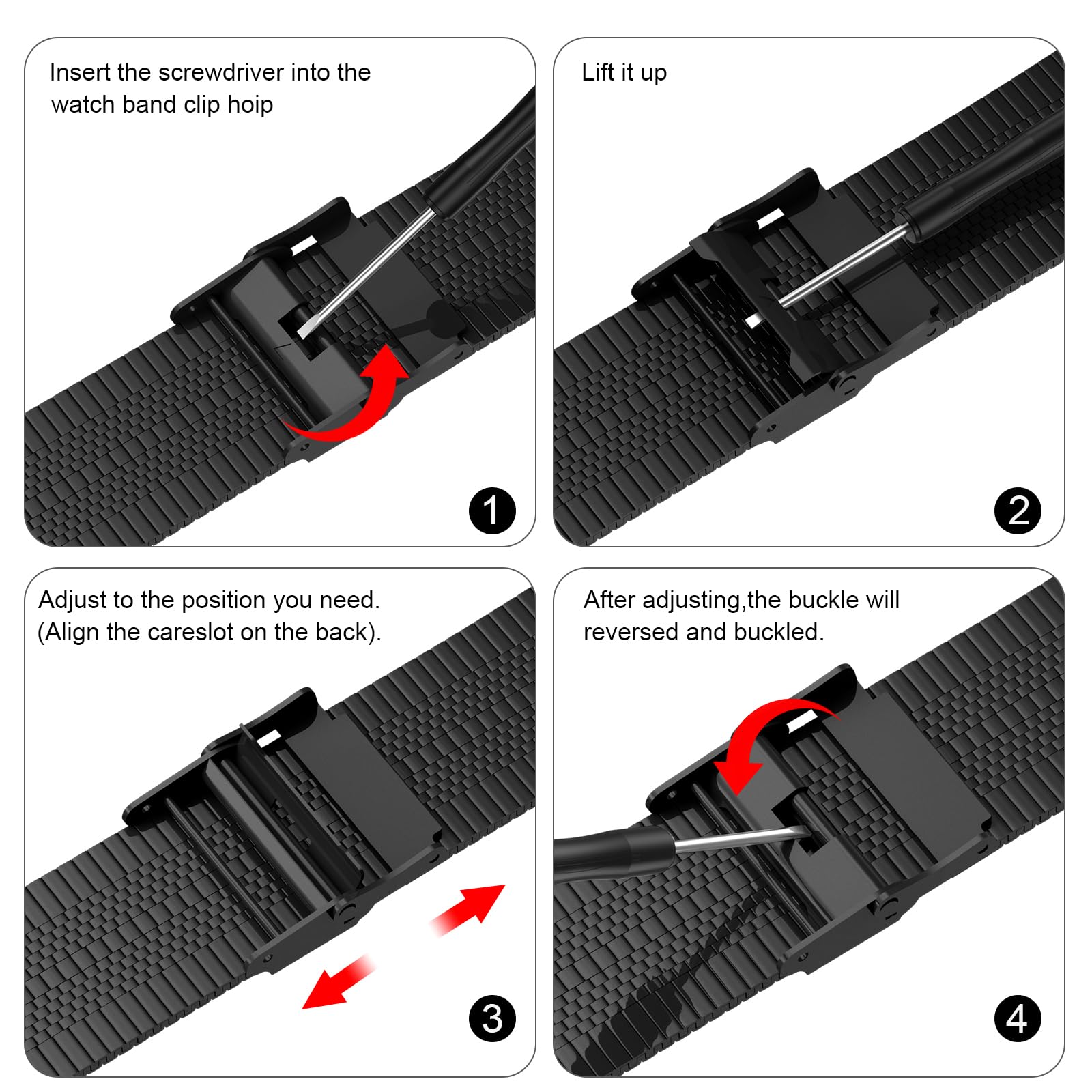 Cinturino per Amazfit GTS, 20mm Cinturino in Acciaio Inossidabile in Metallo Cinturino per Amazfit GTS 4, GTS 4 Mini, GTS 2, GTS 2 Mini, GTS 3, Amazfit Bip, Bip 3, Bip3 Pro, Bip U, Bip U Pro, GTR Mini