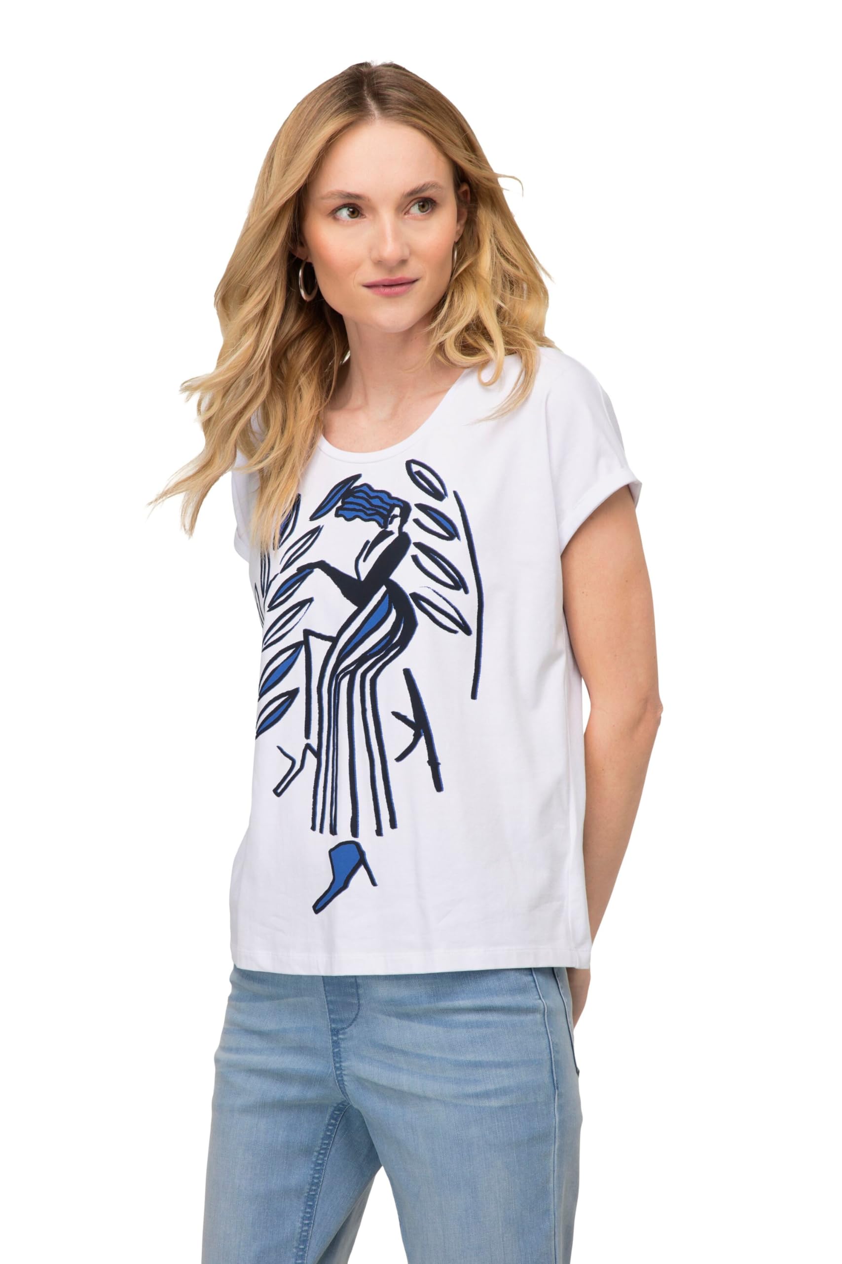 Laurasøn T-Shirt, Oversized, Print, Rundhals 818902