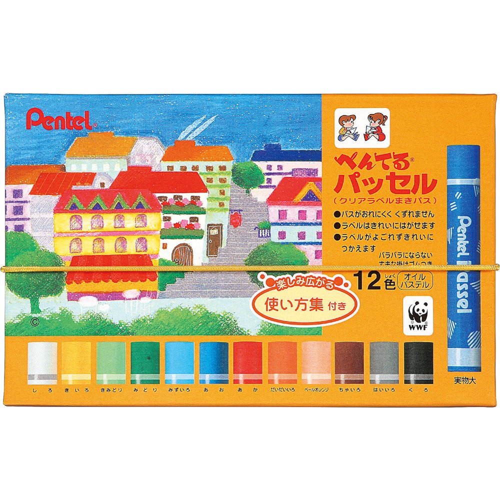 Ghpar Amazon.co.jp: ぺんてる クレヨン パス パッセル GHPAR-12 12色 : 文房具・オフィス用品