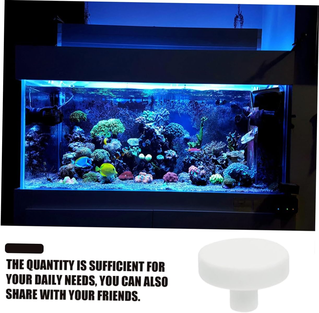 Mipcase 90pcs Shaped Plugs Ceramic Aquarium Supplies Coral Fish Tank Decorations
