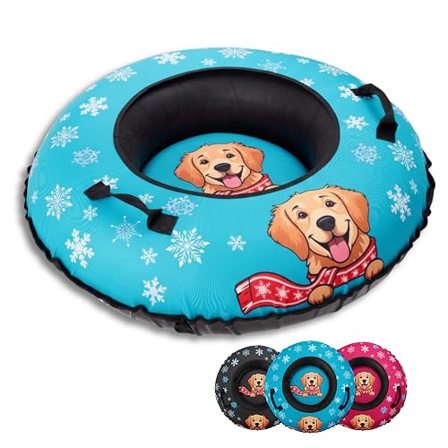 Snow Tube for Adults & Kids | Heavy Duty Inflatable