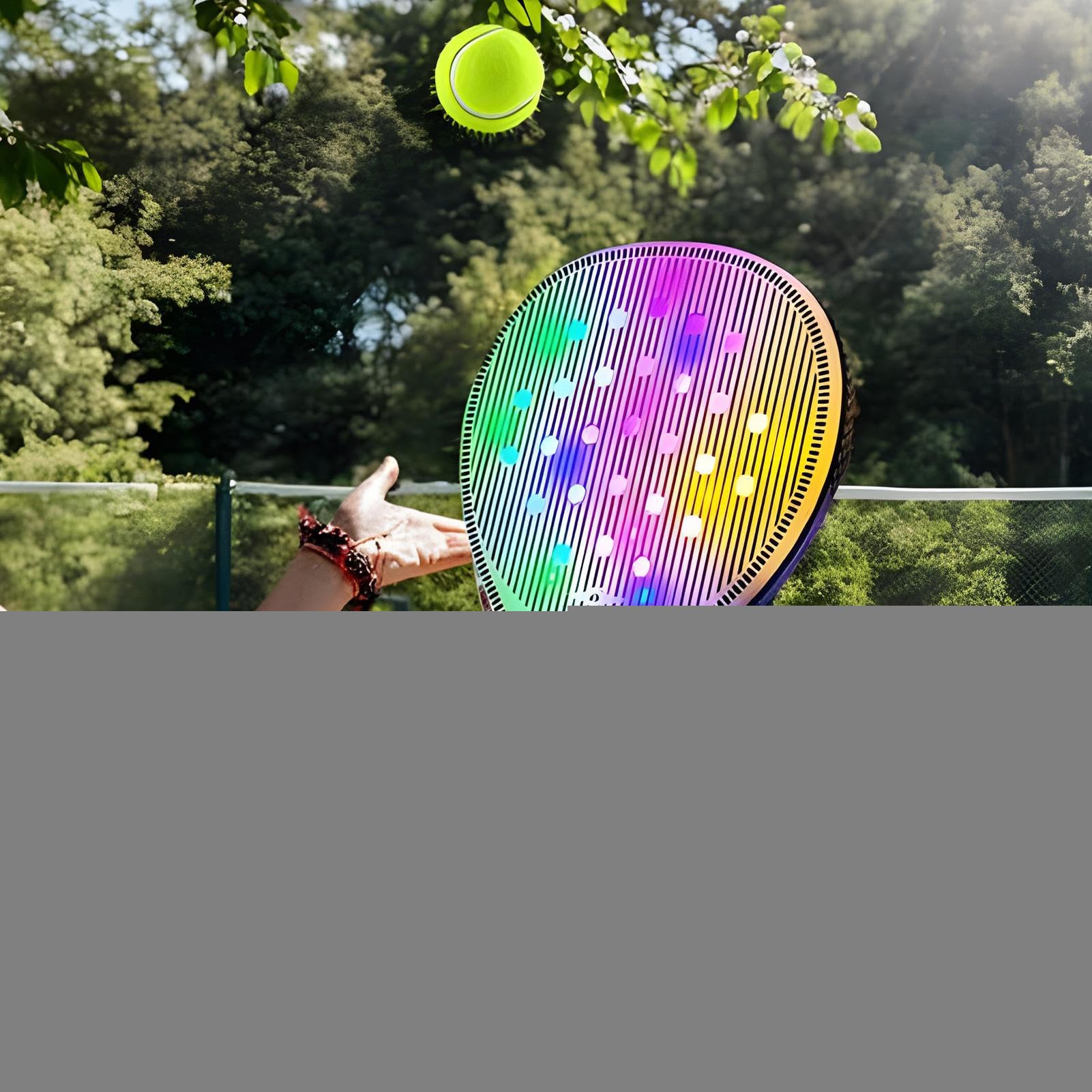 Rakieta Tenisowa Dla Dorosłych Świecący Zestaw Do Gry W Paddle Plażowe Z | Rakiety Z Włókna Węglowego Z 2 Piłkami I Akcesoria Sportowe Do Codziennego Treningu Podróży I Sportów Plenerowych