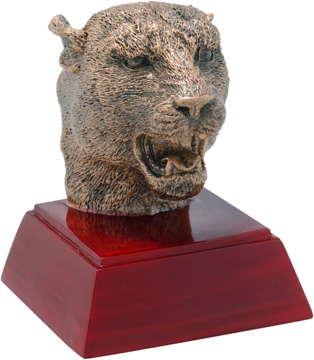 Decade Awards Jaguar Trophy - 4 Inch Tall | Engraved Panther Mascot Awardl - Customize Now