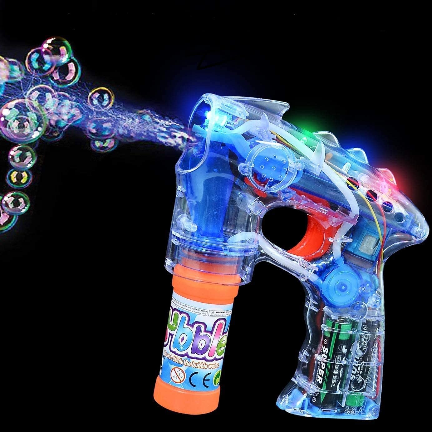 Petrichor Bubble Gun Toy with Light & Sound| Electric Automatic Bubble Blower Machine For Children| Leak-Proof,Safe For Kids| Portable,Gatling,Outdoor & Indoor Toys for Boys and Girls|1 Bubble Bottles (B0993D98QG) Amazon Price History, Amazon Price Tracker