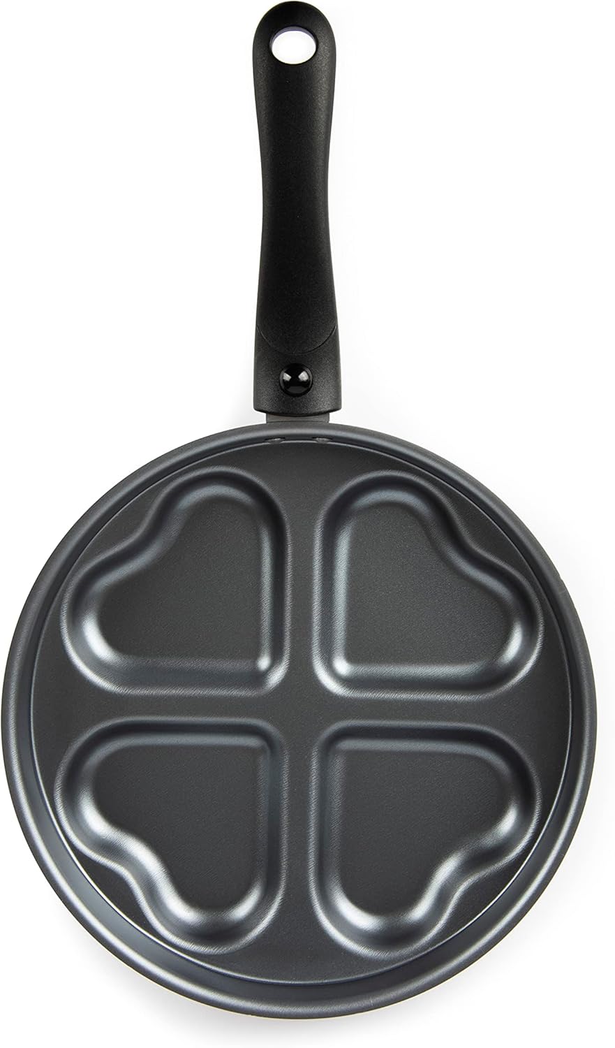 Excelsa Heart Frying Pan with 4 Compartments Heart Shape with Removable Handle