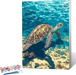 海 数字油絵 大人用 ペイントバイナンバー 数字まみれ 初心者向け 水彩絵の具 数字塗り絵 手塗り 数字キットによる絵画 子供用 人気 ペイントバイナンバー 手作り キット リビングルームの壁の装飾の贈り物 芸術品 paint by numbe...