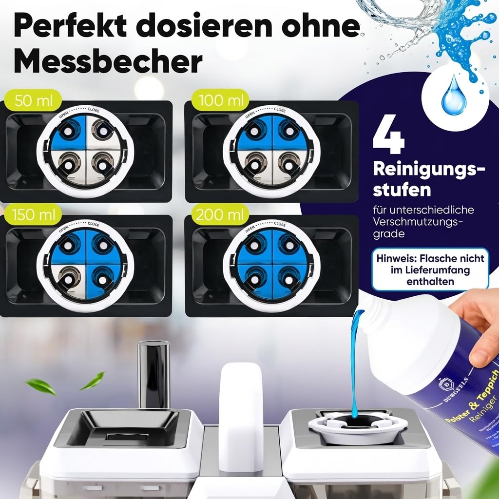 Nasssauger Polsterreiniger Gerät Waschsauger PRO14WS | Nasssauger [550W Profigerät] Auto, Nass Trockensauger | Burgfels Waschsauger PRO14WS Nassauger Teppichreiniger
