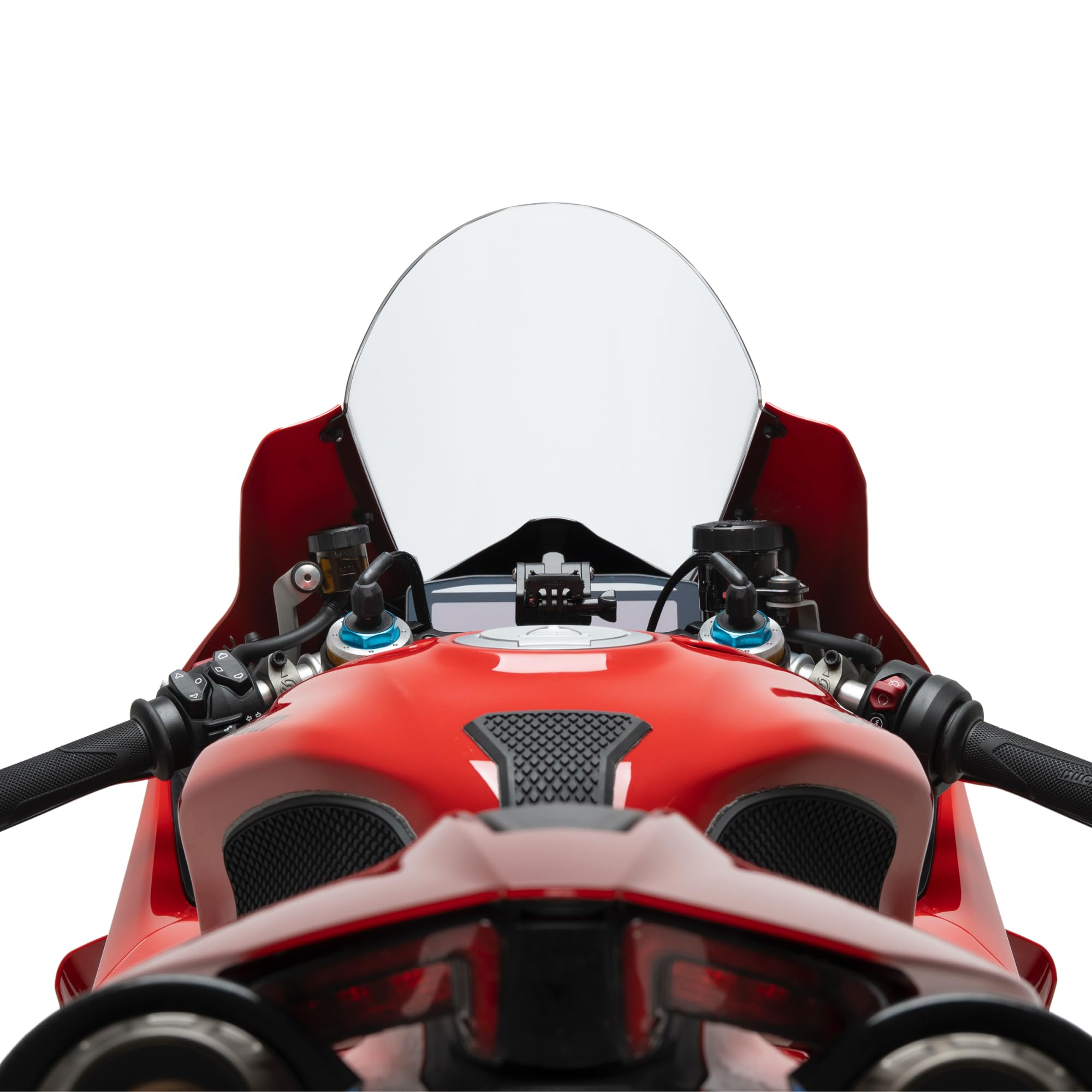 Cupolino Parabrezza Plexiglass JD9 Racer TRASPARENTE COMPATIBILE CON DUCATI PANIGALE V4, V4S, V4R 2025-2026