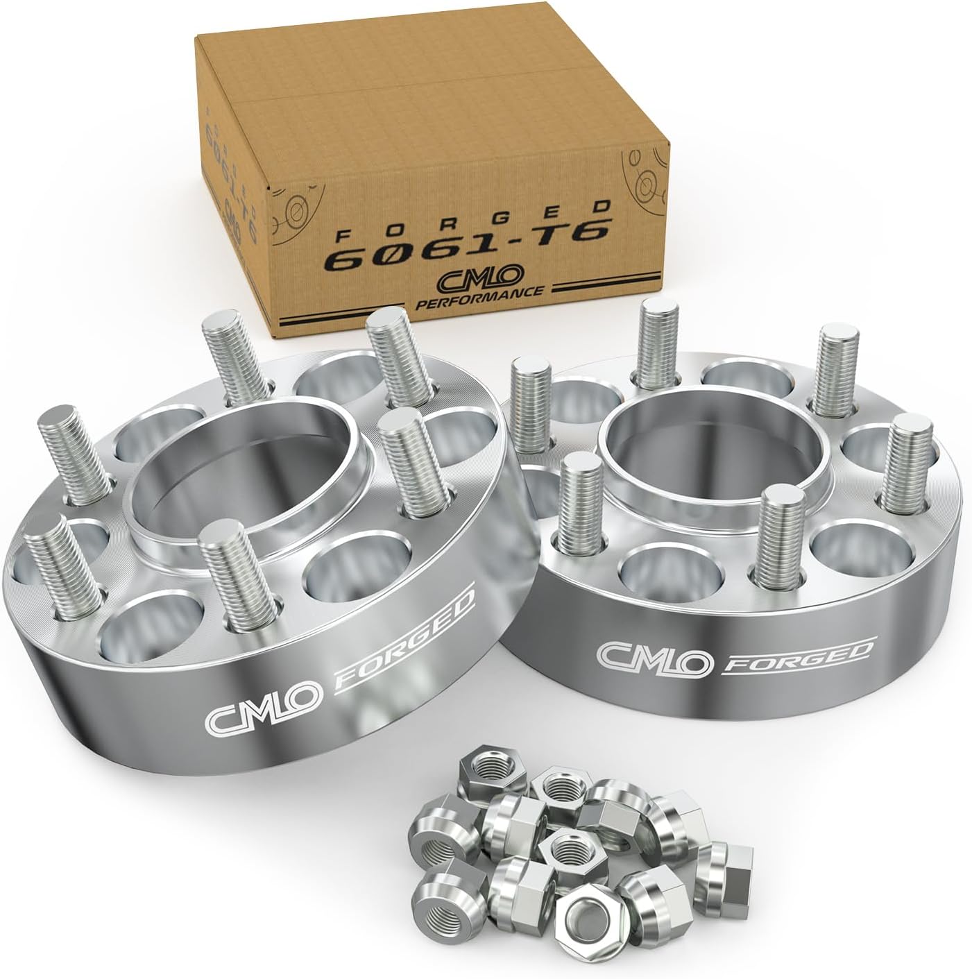 Customadeonly 6x120 to 6x139.7 Forged Wheel Adapters 1.5 Inch (38mm) | 2pcs | 66.9mm to 78.1mm Bore | 14x1.5 Studs | Fits Chevy Colorado, GMC Canyon to Mount 6x5.5 Wheels