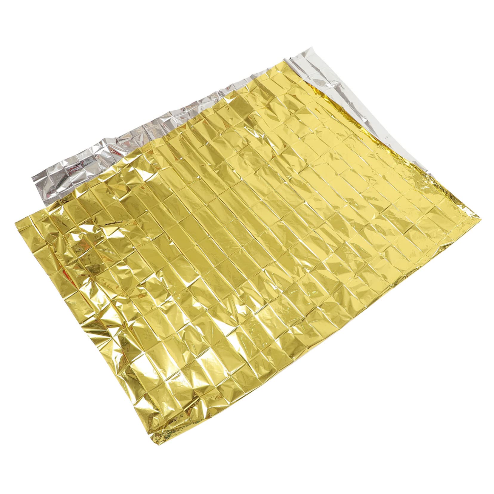 Yardwe 10piezas Mantas Emergencia Exteriores Camping Aislamiento Térmico Reflectantes
