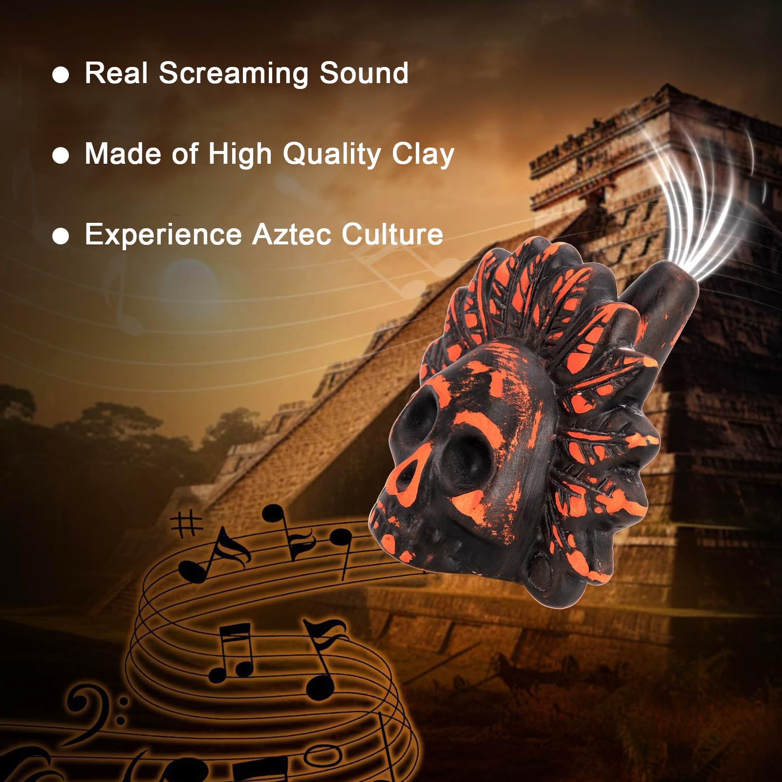 WoskjXas Aztec Death Whistle - Image 2