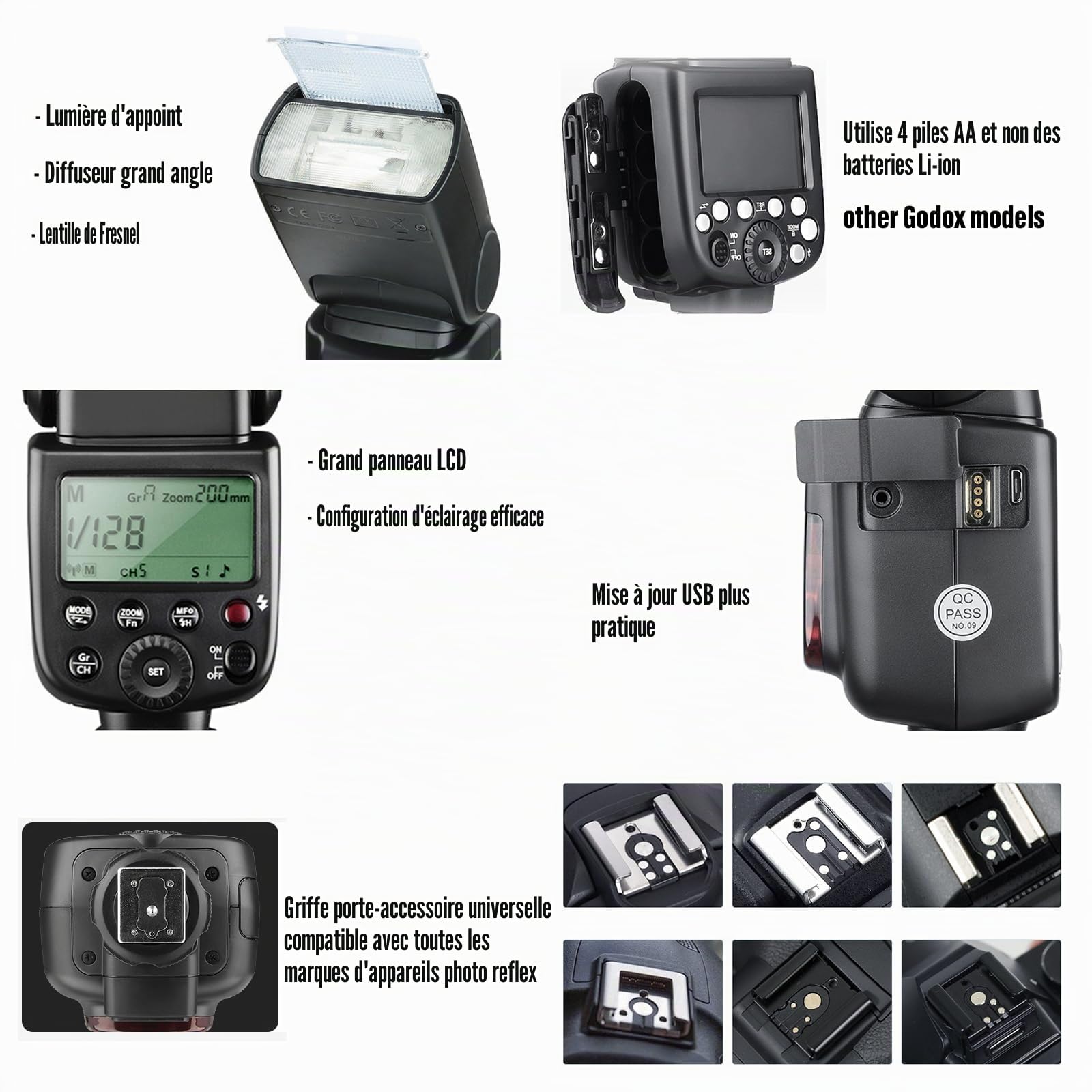 GODOX TT600S 2.4G Wireless Camera Flash Speedlite with Diffuser, Master Slave Off GN60 Manual Flash, Support HSS When paired Off Camera with Godox X Trigger System for Sony Cameras (TT600S for Sony)