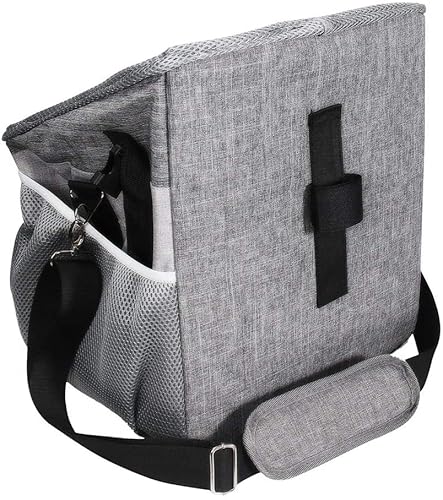 Bolsa de cesto de bicicleta de tecido Oxford para cão de estimação, gato, bicicleta, ciclismo, sacol