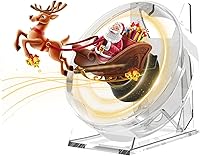 Vista 9 de 3D Hologram Fan,4.72in Hologram Fan Projector with WiFi - Suitable for Events,party,Festivals and Home Decoration - Lots of 3d Materials for Free