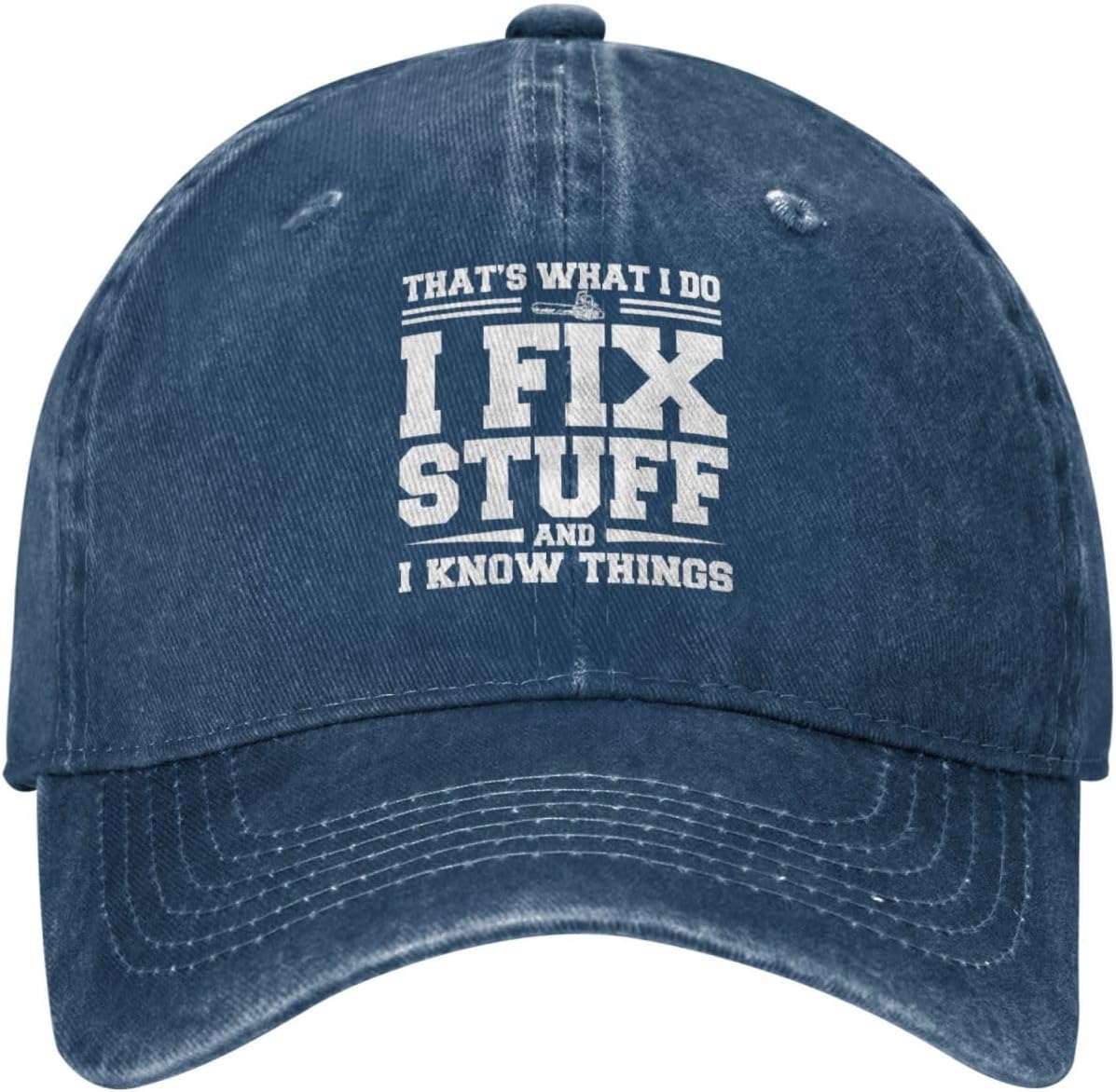 I Fix Stuff & I Know Things Hat - Unique Gifts for Men Who Have Everything, Perfect for Dad or Husband
