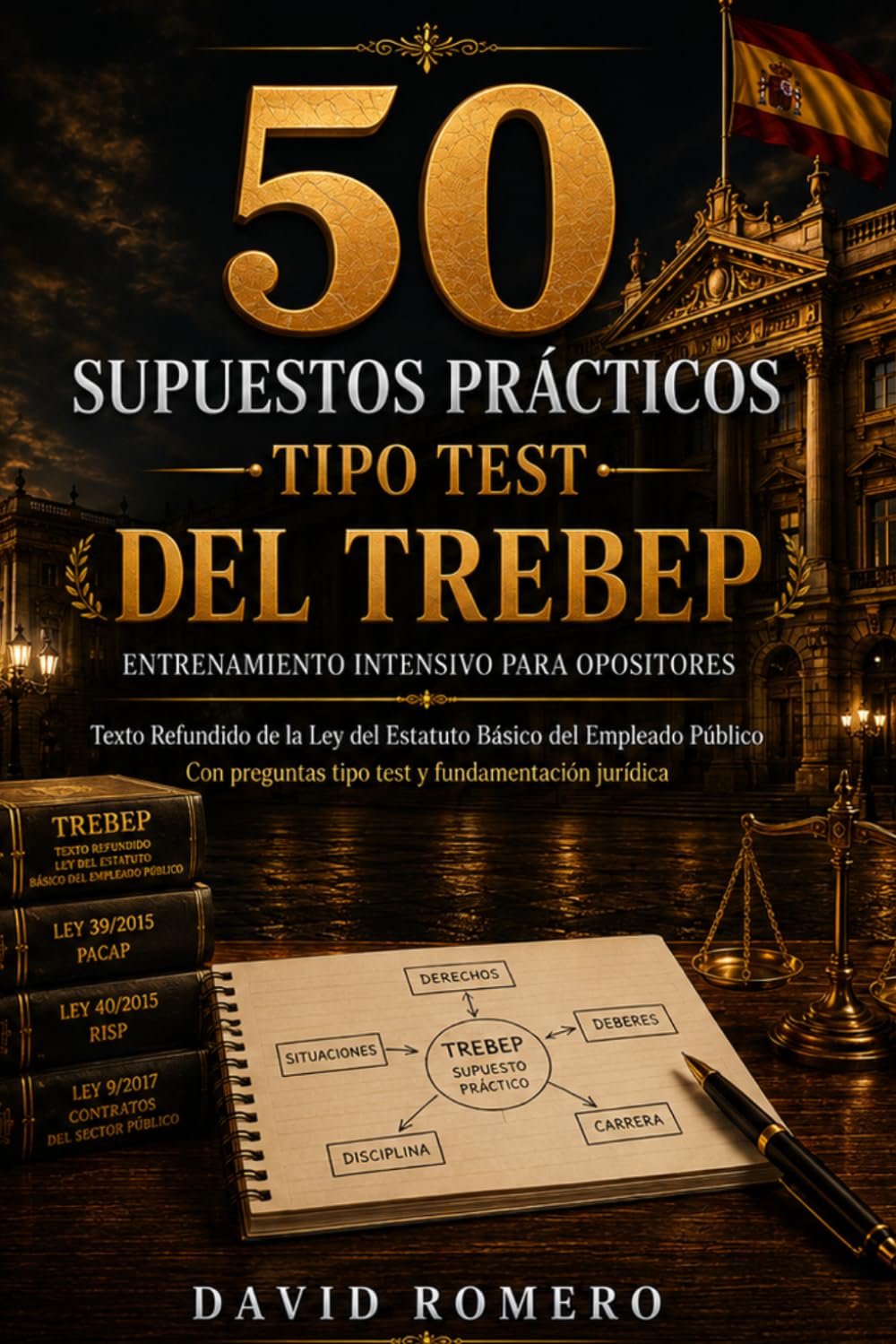 50 Supuestos Prácticos Tipo Test del Texto Refundido de la Ley del Estatuto Básico del Empleado Público (TREBEP): Entrenamiento Intensivo para ... del Empleado Público con Preguntas Tipo Test