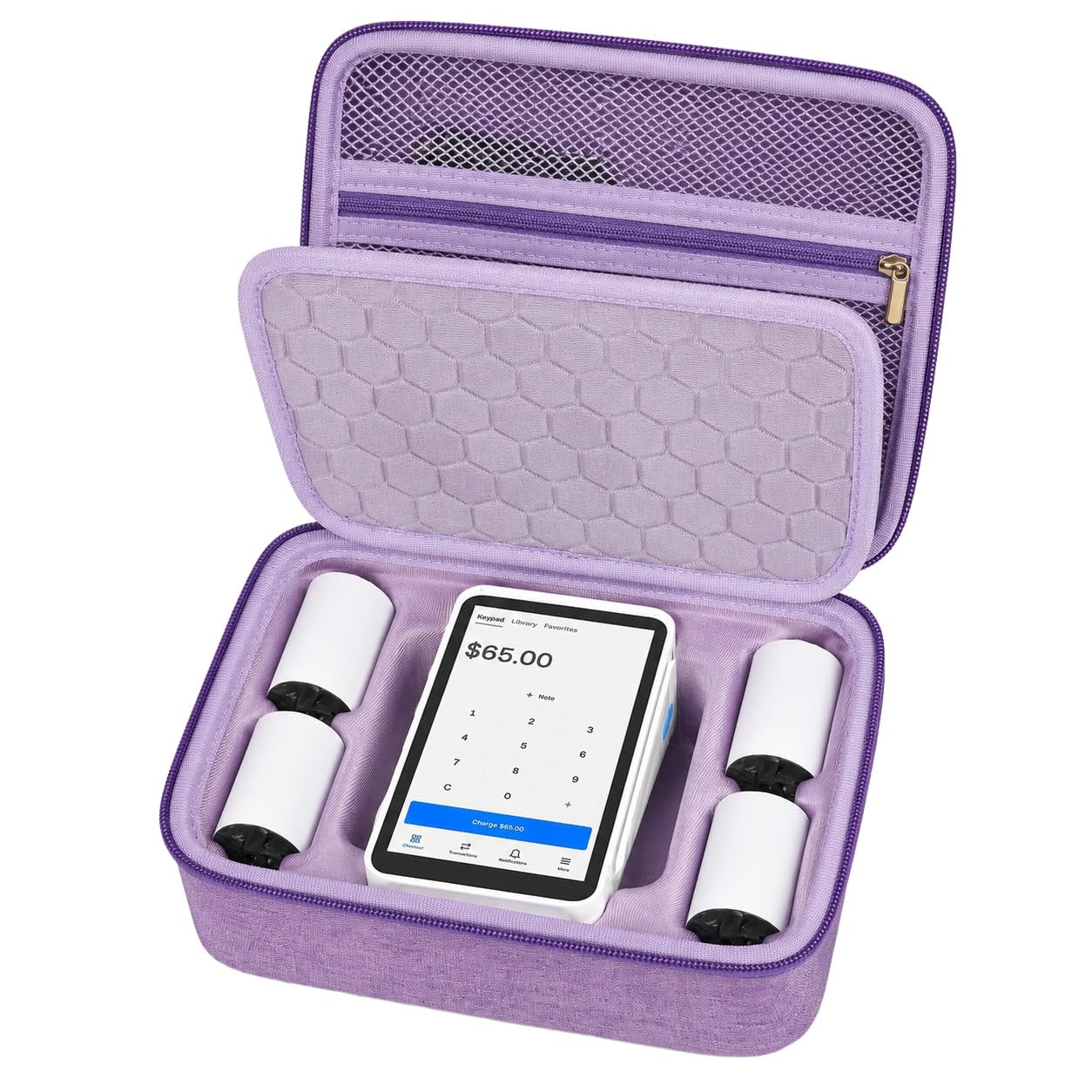 COMECASE Hard Carrying Case for Square Terminal Credit Card Reader