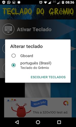 Teclado do Grêmio