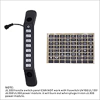 Vista 3 de Voswitch JL800 Grab Handle Switch Panel for Jeep Wrangler JL 2018-2023 and Gladiator 2020-2023