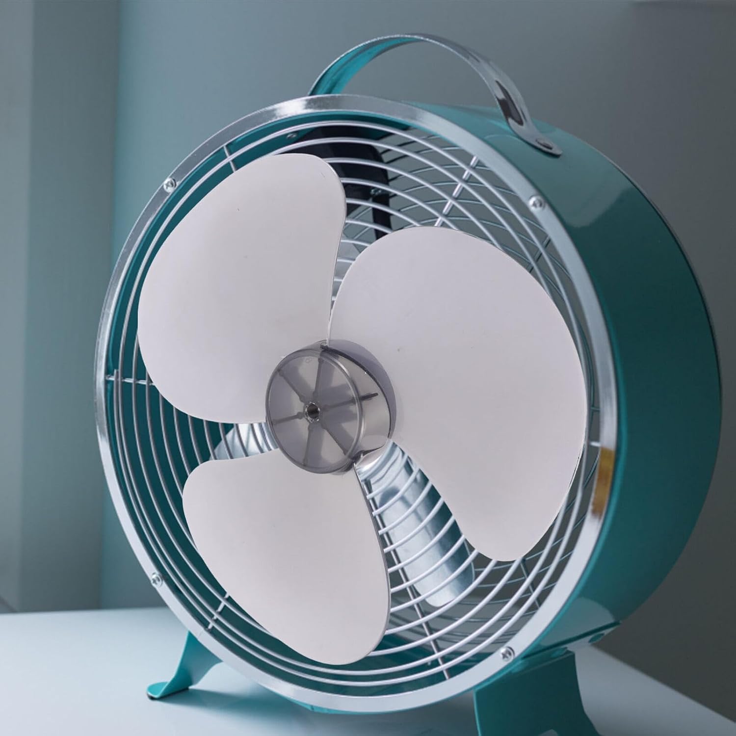 HANABASS Fan Blade Leaves Replacement for Household Standing Pedestal Fan Plastic Blades Easy to Install Low Noise Design
