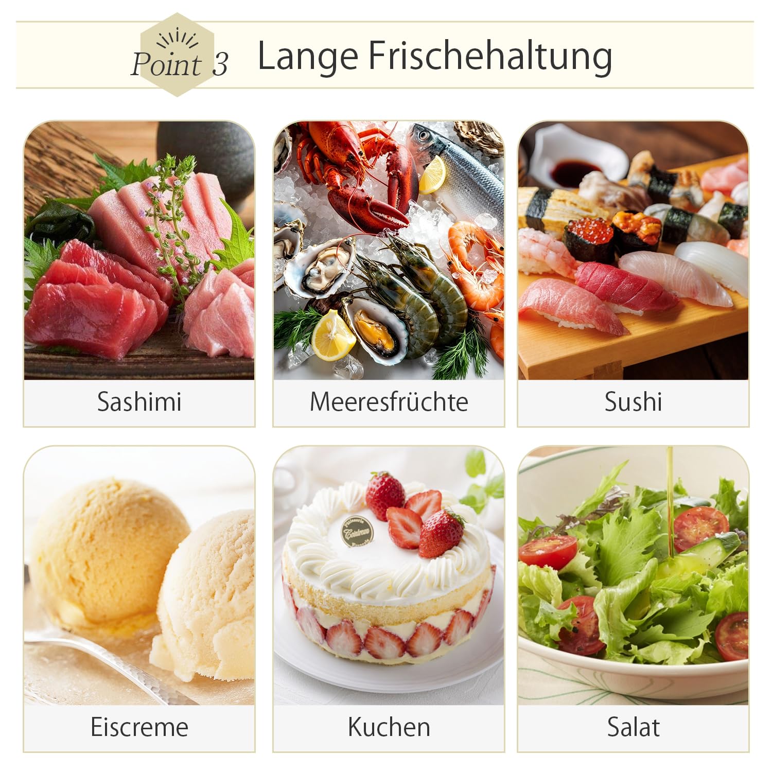 Kurflo Kühl Servierplatte | 58x37x23cm | GN 1/1 Kühlplatte mit Haube, System Kühlschale mit Kühlakku | Frischhalteplatte, Servierhaube mit 2 Kühlakkus | Edelstahl Catering Platte, Buffetvitrine