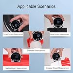 Digital Tape Measure, 656.2ft Long Distance Electronic Rolling Ruler LCD Display, 260mAH Battery, USB Rechargeable Rolling Distance Measuring Tool for Circular Flat Curved Diameter